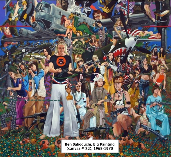 Ben Sakoguchi, Big Painting (canvas # 22), 1968-1970