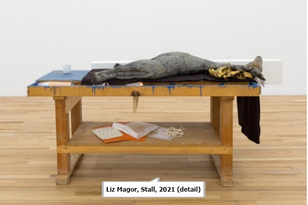 Liz Magor, Stall, 2021 (detail)