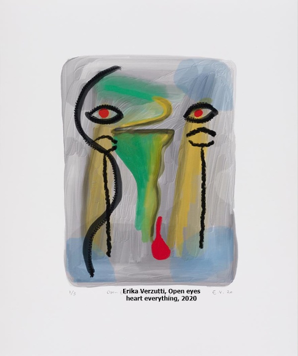 Erika Verzutti, Open eyes heart everything, 2020