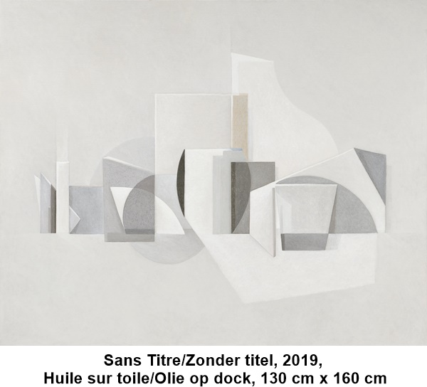 Guy Leclercq, Sans Titre/Zonder titel, 2019, Huile sur toile/Olie op dock, 130 cm x 160 cm
