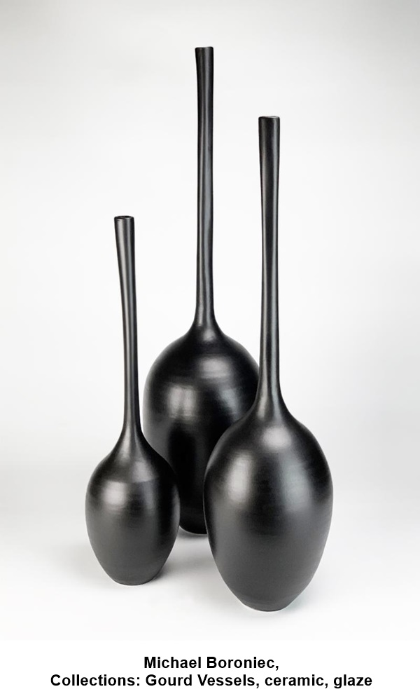 Michael Boroniec, Collections: Gourd Vessels, ceramic, glaze