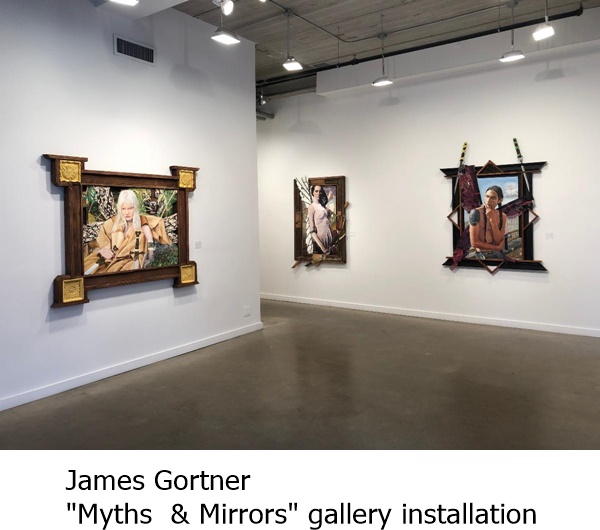 James Gortner Myths  & Mirrors gallery installation