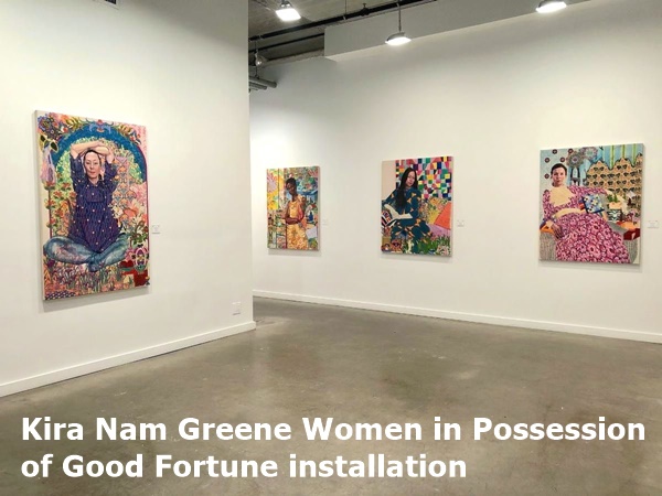 Kira Nam Greene Women in Possession of Good Fortune installation