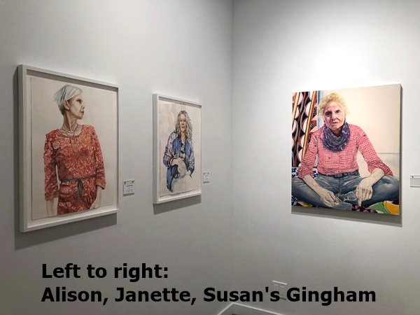 Left to right: Alison, Janette, Susan's Gingham