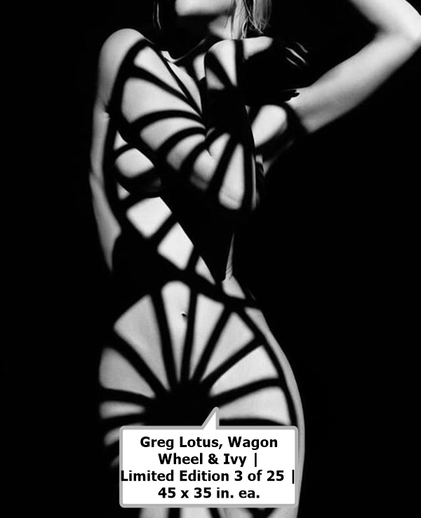 Greg Lotus, Wagon Wheel & Ivy | Limited Edition 3 of 25 | 45 x 35 in. ea.