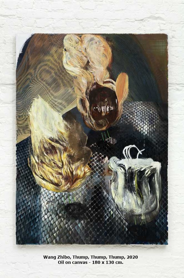 Wang Zhibo, Thump, Thump, Thump, 2020 Oil on canvas - 180 x 130 cm. 