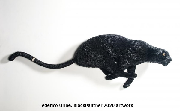 Federico Uribe, BlackPanther 2020 artwork