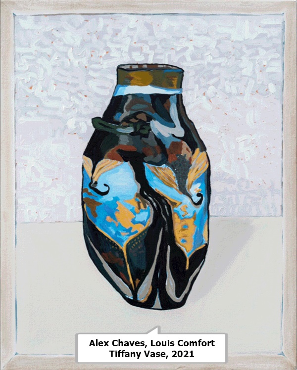 Alex Chaves, Louis Comfort Tiffany Vase, 2021
