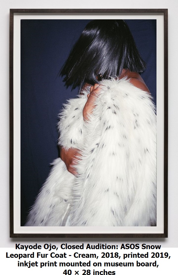 Kayode Ojo, Closed Audition: ASOS Snow Leopard Fur Coat - Cream, 2018, printed 2019, 