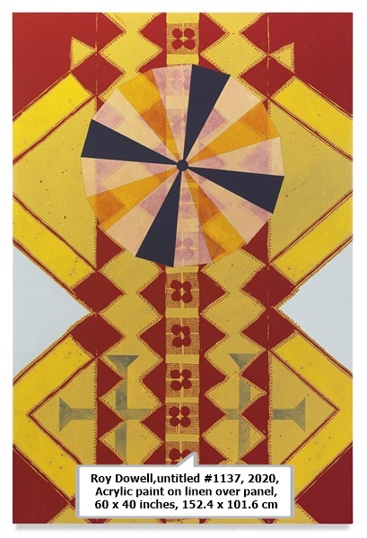 Roy Dowell,untitled #1137, 2020, Acrylic paint on linen over panel, 60 x 40 inches, 152.4 x 101.6 cm 