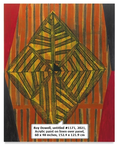 Roy Dowell, untitled #1171, 2021, Acrylic paint on linen over panel, 60 x 48 inches, 152.4 x 121.9 cm
