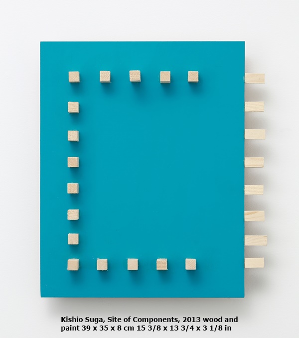 Kishio Suga
Site of Components, 2013
wood and paint
39 x 35 x 8 cm
15 3/8 x 13 3/4 x 3 1/8 in