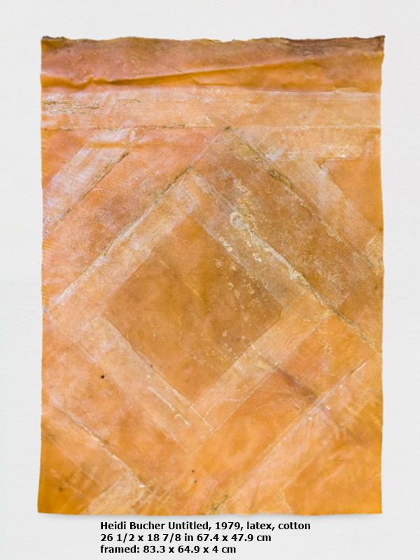 Open a larger version of the following image in a popup:
Heidi Bucher
Untitled, 1979
latex, cotton
26 1/2 x 18 7/8 in
67.4 x 47.9 cm
framed: 83.3 x 64.9 x 4 cm