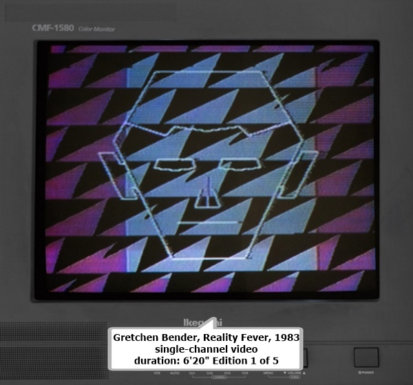 Gretchen Bender, Reality Fever, 1983
single-channel video
duration: 6'20