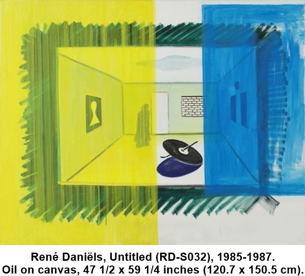 René Daniëls, Untitled (RD-S032), 1985-1987.
Oil on canvas, 47 1/2 x 59 1/4 inches (120.7 x 150.5 cm).