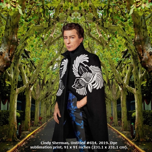 Cindy Sherman, Untitled #614, 2019. Dye 
sublimation print, 91 x 91 inches (231.1 x 231.1 cm).