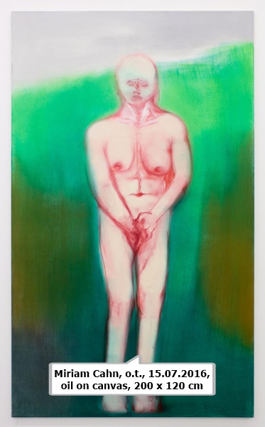 Miriam Cahn, o.t., 15.07.2016, oil on canvas, 200 x 120 cm