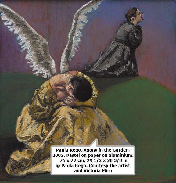 Paula Rego, Secrets of Faith (R14C24) detail, 2020, bronze, 138 x 37 x 44.5 cm, 54 3/8 x 14 5/8 x 17 1/2 in, © Paula Rego, courtesy the artist and Victoria Miro
