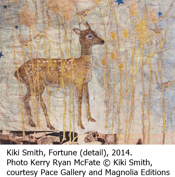 Kiki Smith, Fortune (detail), 2014. Photo Kerry Ryan McFate © Kiki Smith, courtesy Pace Gallery and Magnolia Editions