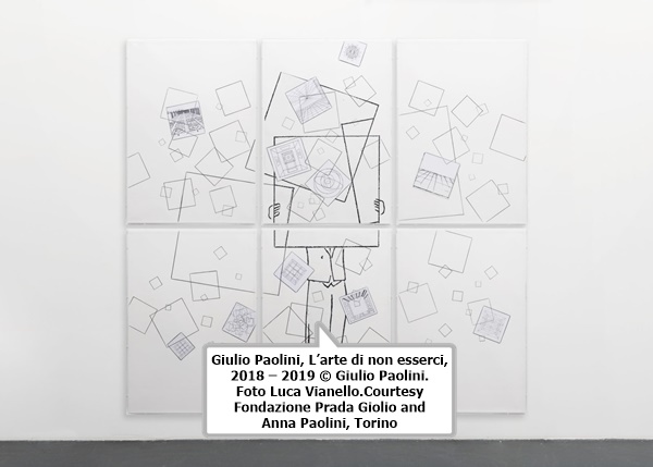 Giulio Paolini, L’arte di non esserci, 2018 – 2019 © Giulio Paolini. Foto Luca Vianello.
Courtesy Fondazione Prada Giolio and Anna Paolini, Torino.