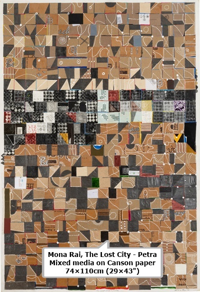 Mona Rai
The Lost City - Petra
Mixed media on Canson paper
74×110cm (29×43)