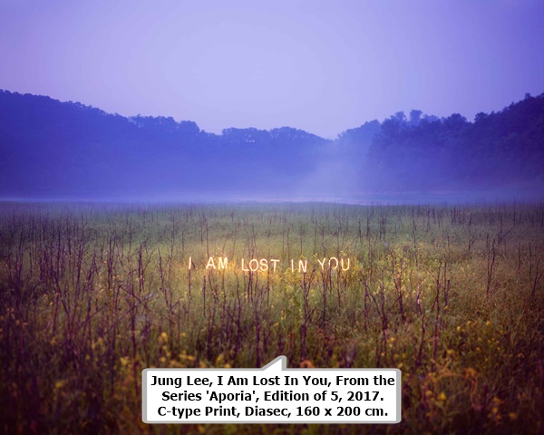 Jung Lee, I Am Lost In You, From the Series 'Aporia', Edition of 5, 2017. C-type Print, Diasec, 160 x 200 cm.
