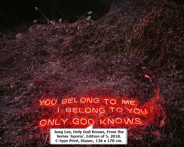 Jung Lee, Only God Knows, From the Series 'Aporia', Edition of 5, 2010. C-type Print, Diasec, 136 x 170 cm.
