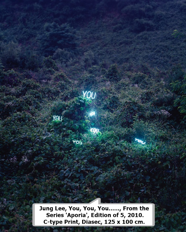 Jung Lee, You, You, You......, From the Series 'Aporia', Edition of 5, 2010. C-type Print, Diasec, 125 x 100 cm.