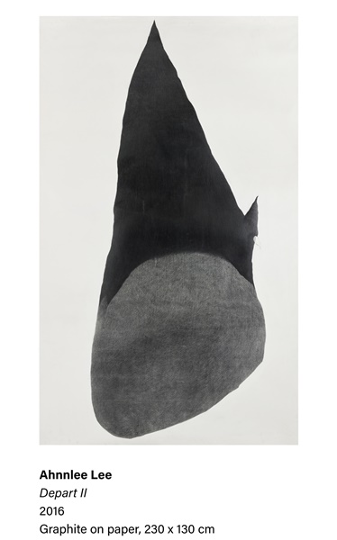 AHNNLEE LEE
Depart II, 2016
Graphite on paper
230 x 130 cm
