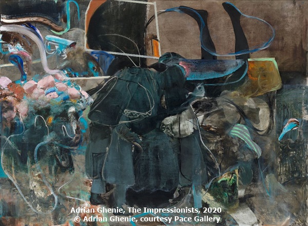 Adrian Ghenie, The Impressionists, 2020 © Adrian Ghenie, courtesy
Pace Gallery