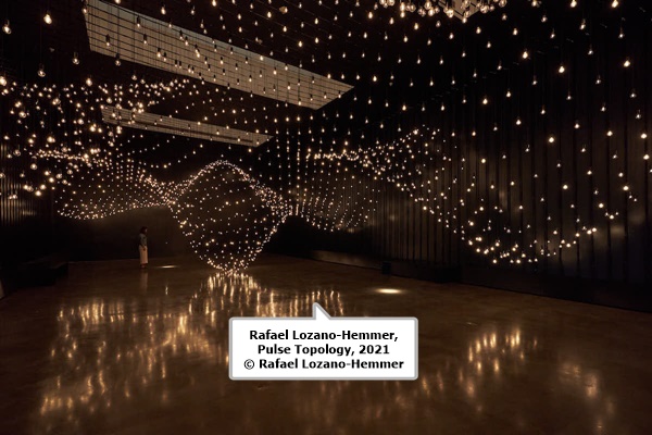 Rafael Lozano-Hemmer, Pulse Topology, 2021 © Rafael Lozano-Hemmer