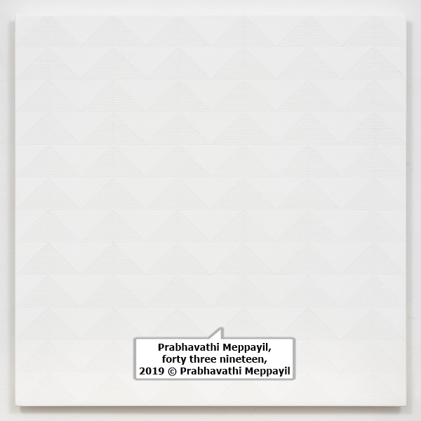 Prabhavathi Meppayil, forty three nineteen, 2019 © Prabhavathi Meppayil