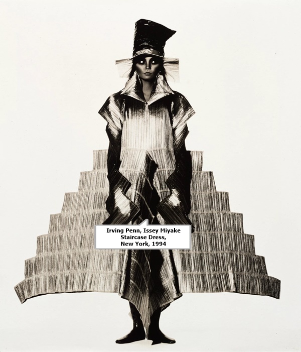 Irving Penn, Issey Miyake
Staircase Dress, New York, 1994