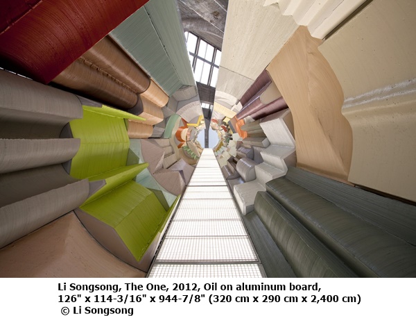 Li Songsong, The One, 2012, Oil on aluminum board, 126