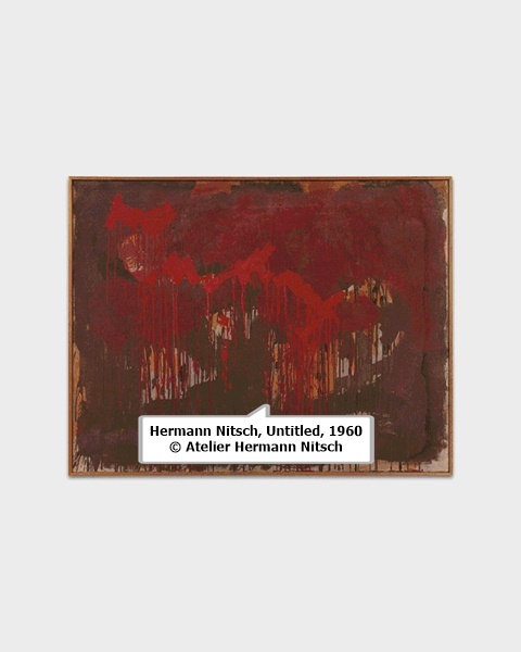 Hermann Nitsch, Untitled, 1960 © Atelier Hermann Nitsch