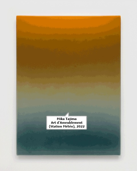 Mika Tajima
Art d'Ameublement (Station Météo), 2022