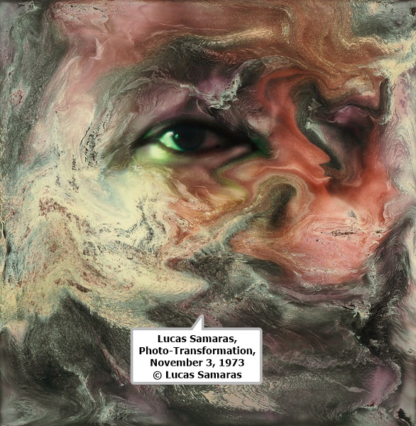 Lucas Samaras, Photo-Transformation, November 3, 1973 © Lucas Samaras