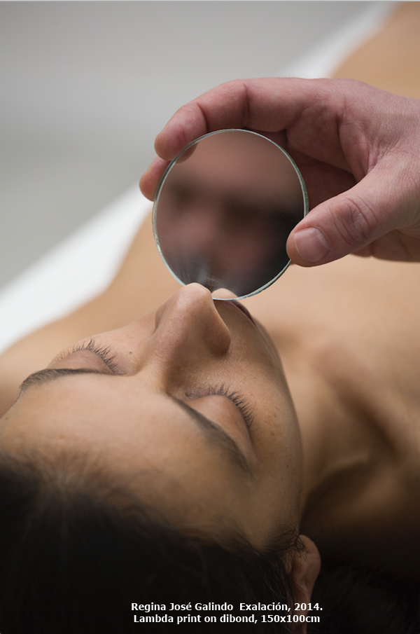 Regina José Galindo
 Exalación, 2014. Lambda print on dibond, 150x100cm