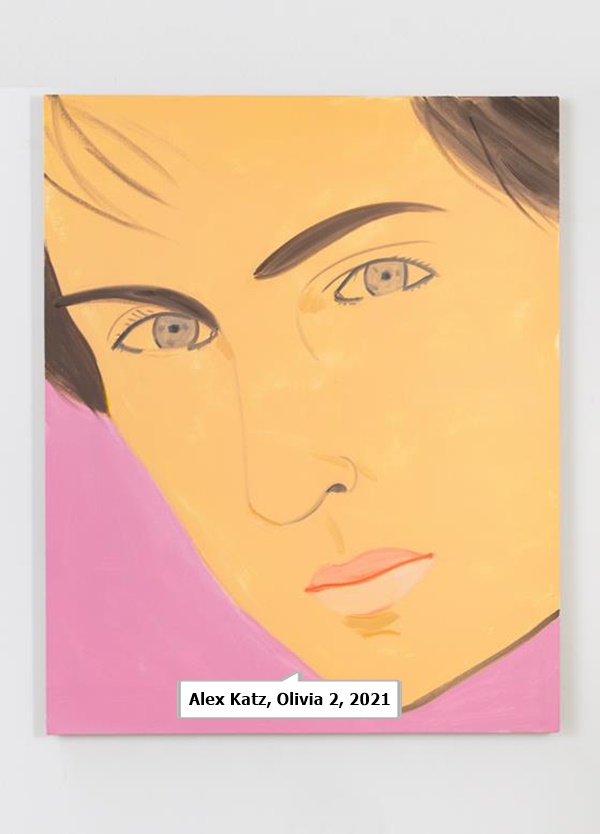 Alex Katz, Olivia 2, 2021

