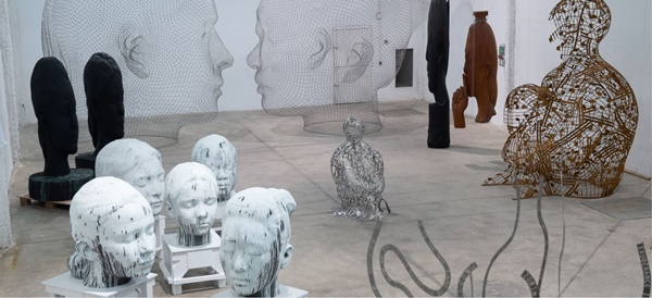 Jaume Plensa, Nocturne VII (detail), 2020