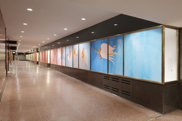 HIBA SCHAHBAZ, 'IN MY HEART,' AT ROCKEFELLER CENTER
Photo: Olympia Shannon, courtesy of Art Production Fund