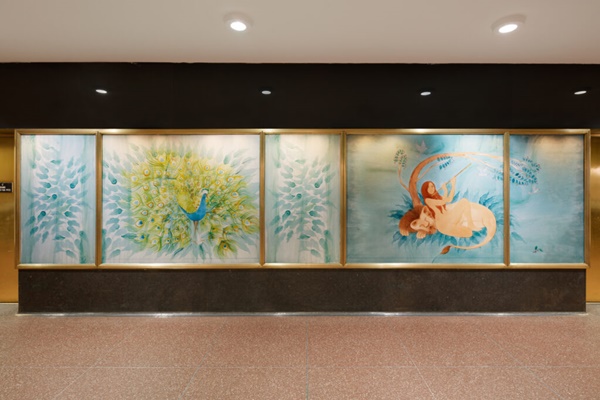 HIBA SCHAHBAZ, 'IN MY HEART,' AT ROCKEFELLER CENTER
Photo: Olympia Shannon, courtesy of Art Production Fund