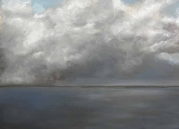 Oltremare, 2019
olio su tela
cm 200 x 200