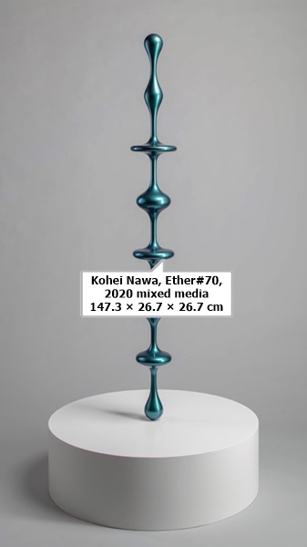 Kohei Nawa, Ether#70, 2020
mixed media
147.3 × 26.7 × 26.7 cm