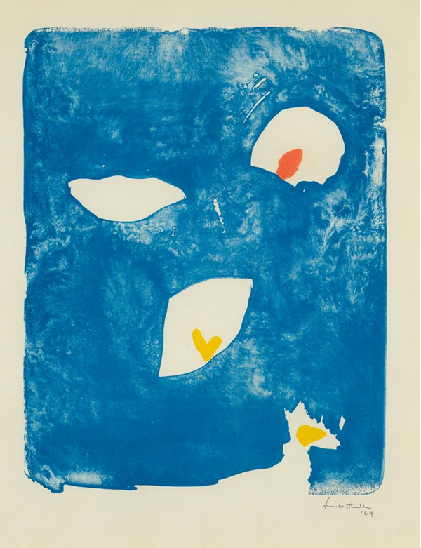 Helen Frankenthaler, Solairum, 1964

Lithograph

25 1/2 x 19 1/2 inches

Signed, dated, and numbered in pencil