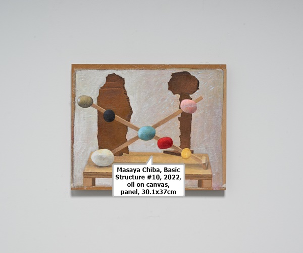 Masaya Chiba, Basic Structure #10, 2022, oil on canvas, panel, 30.1x37cm