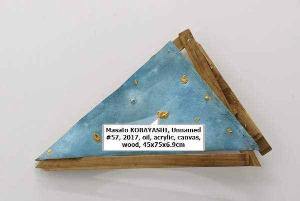 Masato KOBAYASHI, Unnamed #57, 2017, oil, acrylic, canvas, wood, 45x75x6.9cm
 