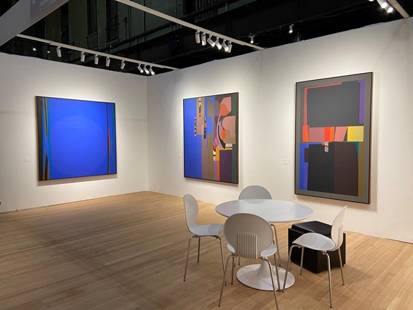 Mercedes Pardo,Installation view of Booth A1