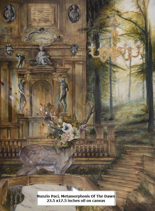 Nunzio Paci, Metamorphosis Of The Dawn
23.5 x17.5 inches
oil on canvas