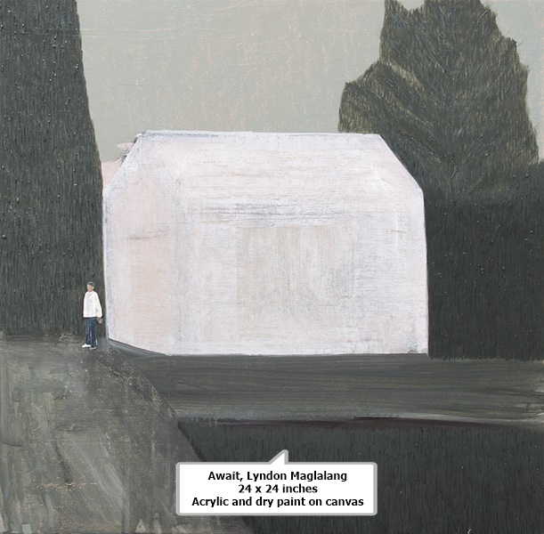 Await
Lyndon Maglalang
24 x 24 inches
Acrylic and dry paint on canvas